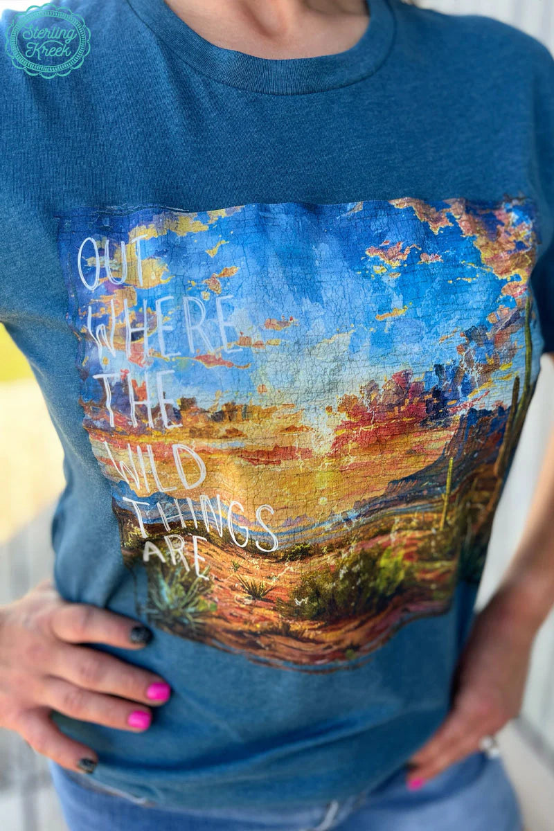 Out Where Wild Things Are Tee