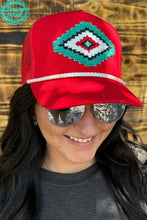 Load image into Gallery viewer, Rambler Trucker Hat - Red
