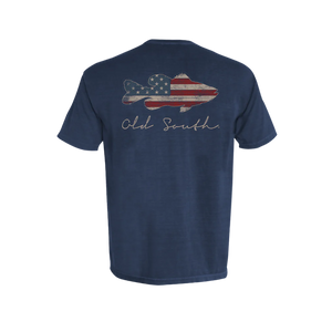 Bass American Flag Tee