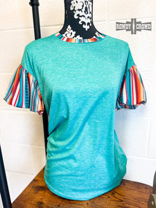 Sunray Serape Top