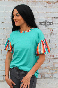 Sunray Serape Top