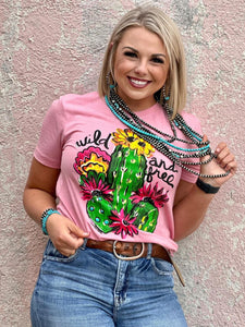 Wild & Free Cactus Tee