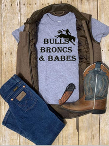 Kids - Bulls Broncs & Babes Tee