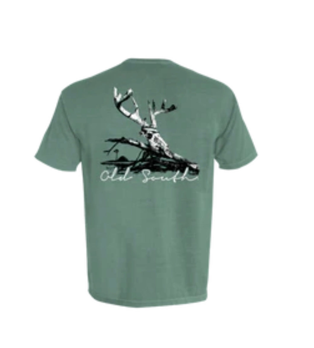 Deer Skull Tee (green)