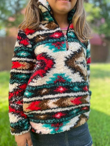 Kids - Aztec Sherpa