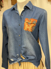 Load image into Gallery viewer, Horseback Denim Shirt
