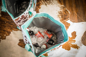 Insulated Cooler - Black Cactus