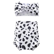 Load image into Gallery viewer, Kids - Cowprint Bummies with Bow
