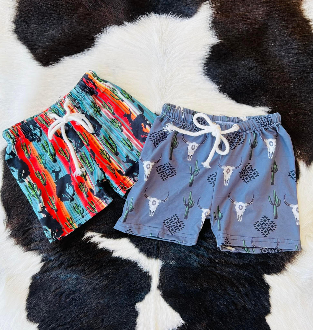 Kids - Bull Skull Shorts